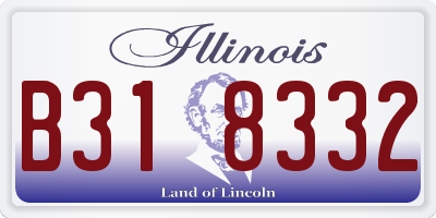 IL license plate B318332