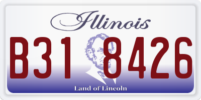 IL license plate B318426
