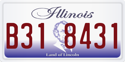 IL license plate B318431