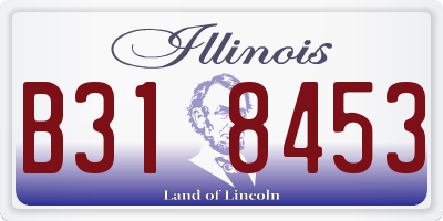 IL license plate B318453