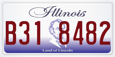 IL license plate B318482
