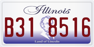 IL license plate B318516