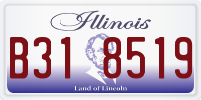 IL license plate B318519