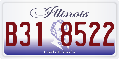 IL license plate B318522