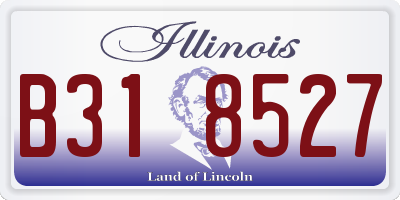 IL license plate B318527