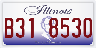 IL license plate B318530
