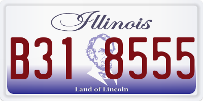 IL license plate B318555