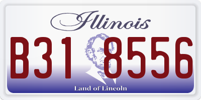 IL license plate B318556