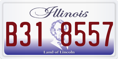 IL license plate B318557