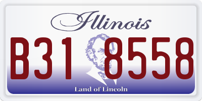 IL license plate B318558