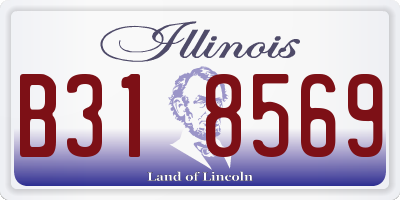 IL license plate B318569
