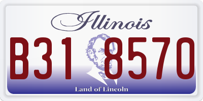 IL license plate B318570