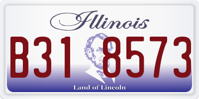 IL license plate B318573