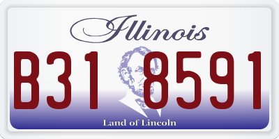 IL license plate B318591
