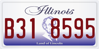 IL license plate B318595
