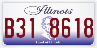 IL license plate B318618