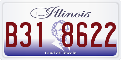 IL license plate B318622