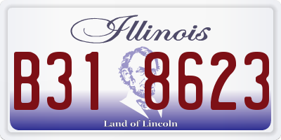 IL license plate B318623