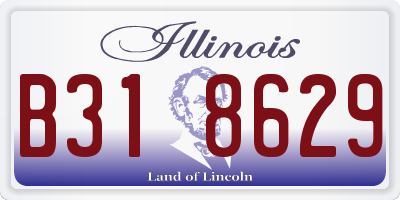 IL license plate B318629