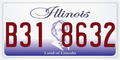 IL license plate B318632