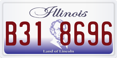 IL license plate B318696
