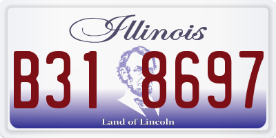 IL license plate B318697