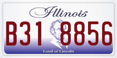 IL license plate B318856