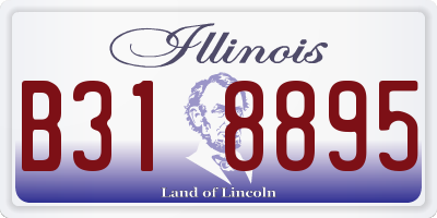 IL license plate B318895