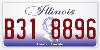 IL license plate B318896