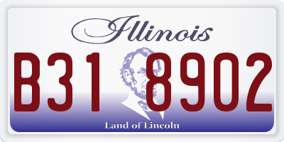 IL license plate B318902