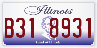IL license plate B318931