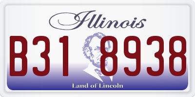 IL license plate B318938