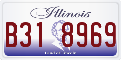 IL license plate B318969