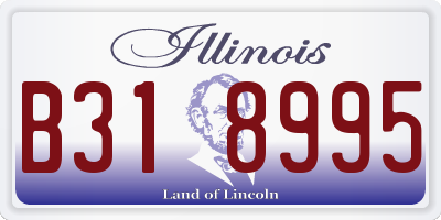 IL license plate B318995