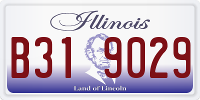 IL license plate B319029