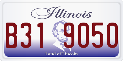 IL license plate B319050