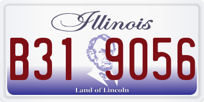 IL license plate B319056