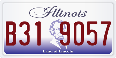 IL license plate B319057