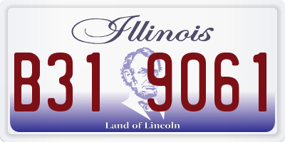 IL license plate B319061