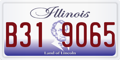 IL license plate B319065