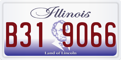 IL license plate B319066