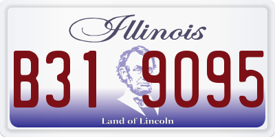 IL license plate B319095