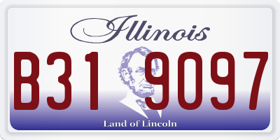 IL license plate B319097