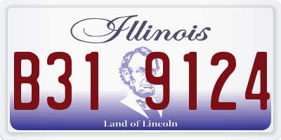 IL license plate B319124