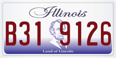 IL license plate B319126