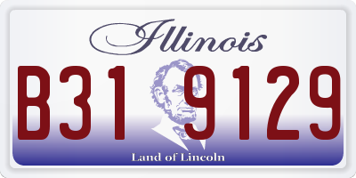 IL license plate B319129