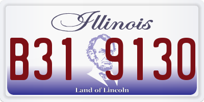 IL license plate B319130