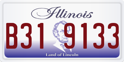 IL license plate B319133