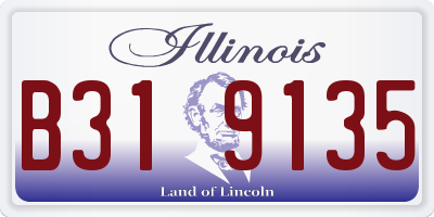 IL license plate B319135