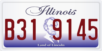 IL license plate B319145